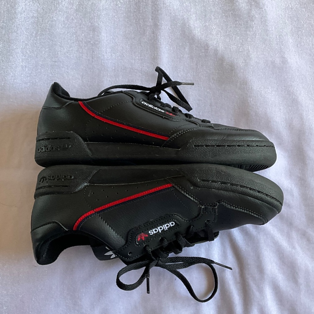Mens Adidas Black Leather shoes size 6 - Picture 7 of 8